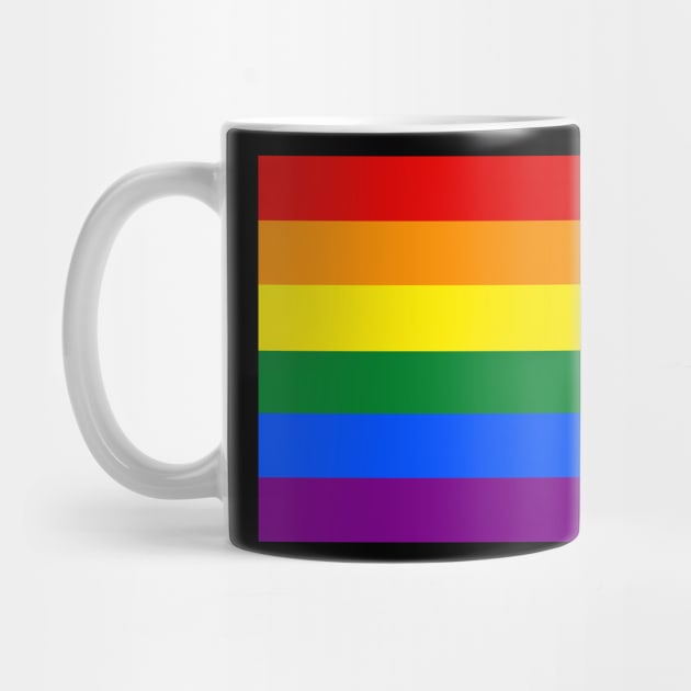 Gay Pride Flag - Minimalist by normanshuck